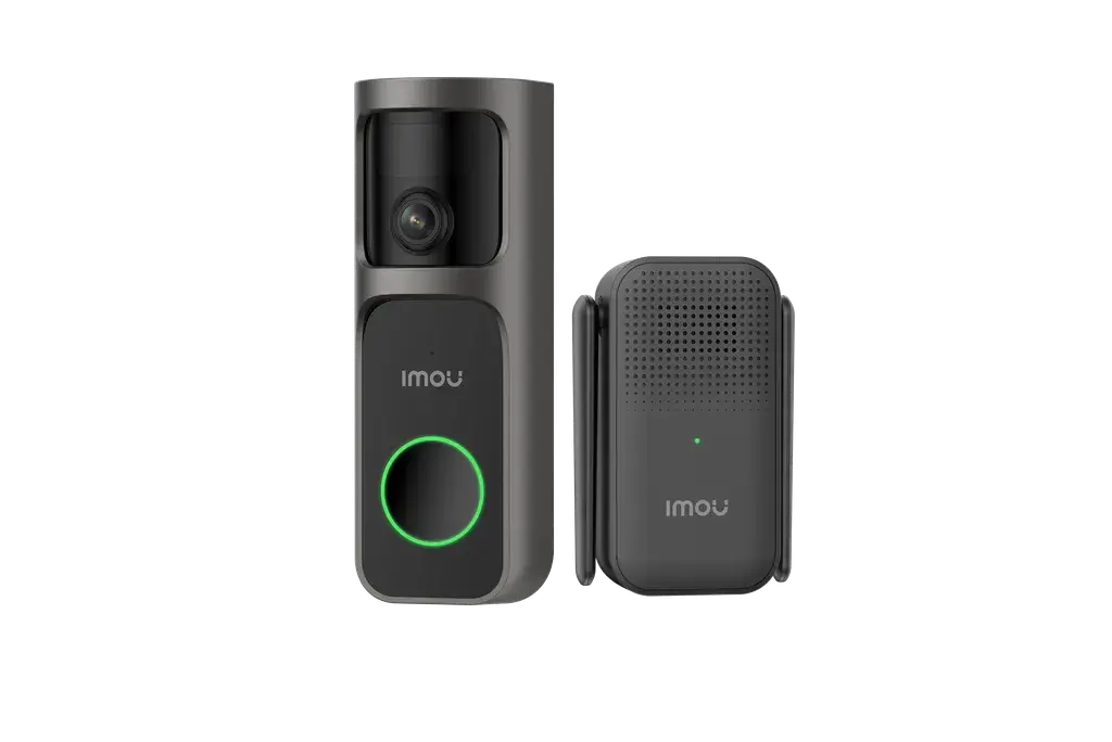 DB-2SN-3T0W/DS2S. Timbre Imou Doorbell 2S Kit cuenta con cámara QHD 2K batería interna de 5000mAh visión nocturna de hasta 5m.